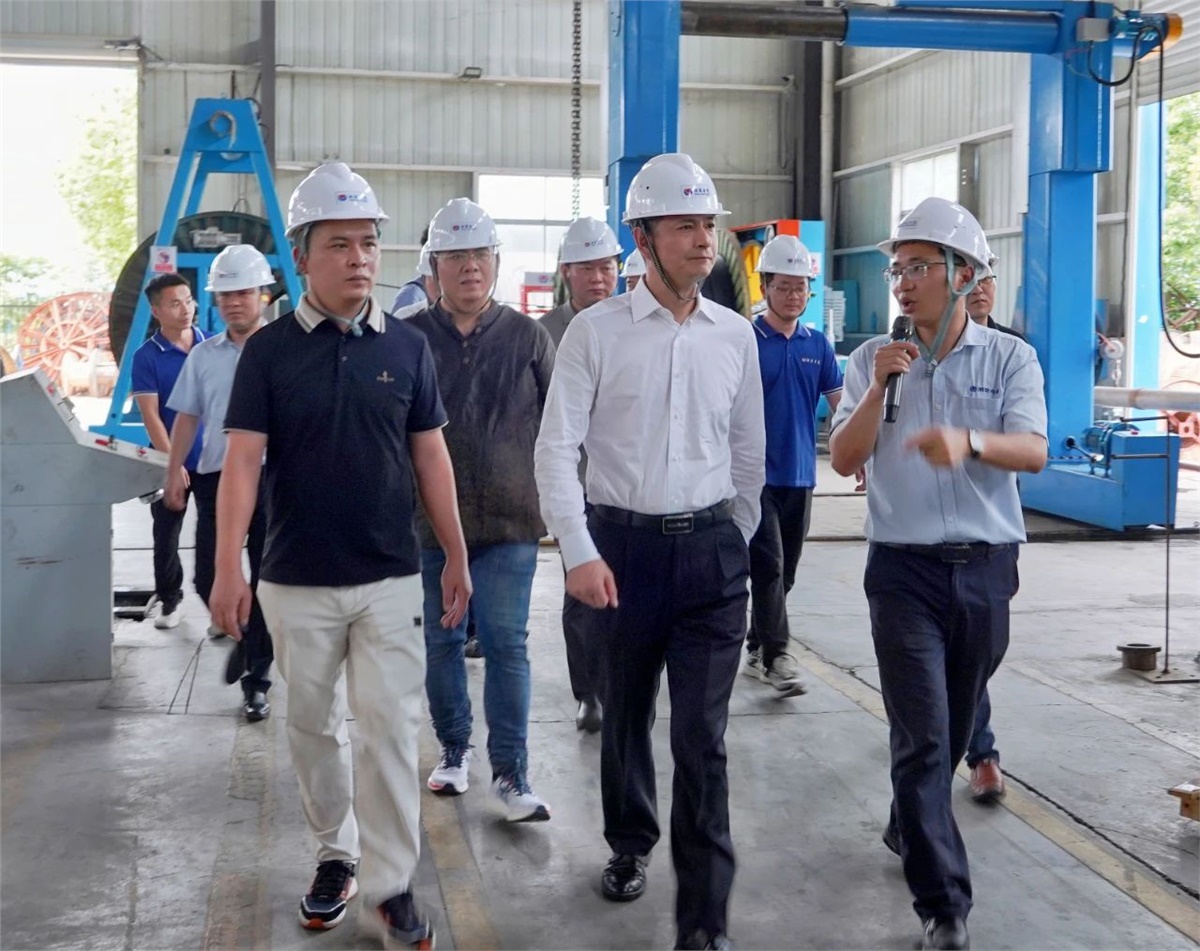 瀏陽市委副書記、市長王雄文蒞臨湘聯(lián)電纜調(diào)研指導(dǎo)！